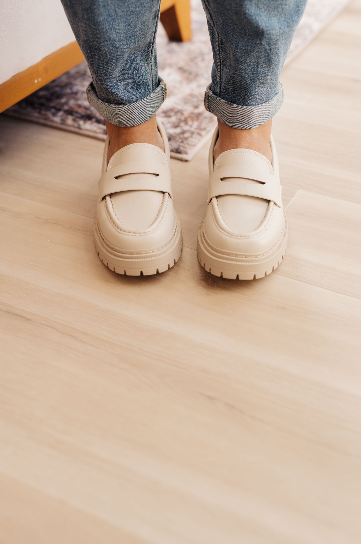 Soda • Penny For Your Thoughts Loafers in Bone